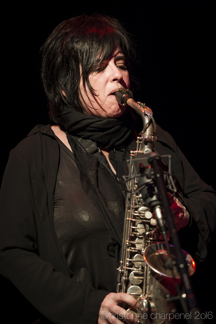 Géraldine Laurent au saxophone alto, le 12 février.